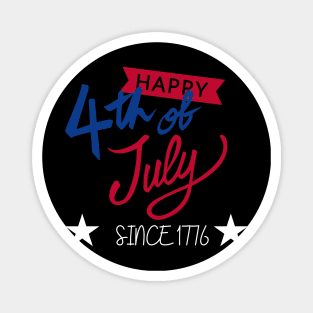 happy 4th of July Magnet